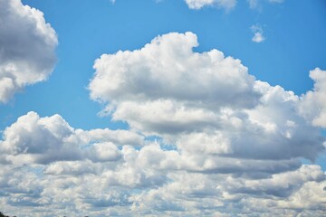 Landscape with the texture of clouds. The nature of the central part of Eurasia.