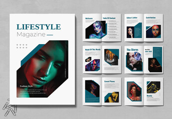 Lifestyle Magazine Design Template