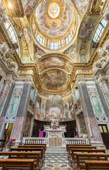 GENOVA, ITALY - MARCH 7, 2023: The church Chiesa di San Luca.