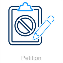 Petition and campaign icon concept