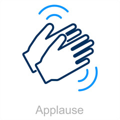 Applause and clap icon concept