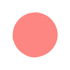 Pink dot circle color pencil hand drawn