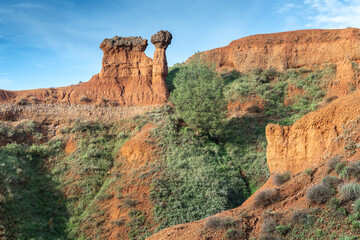 Fototapeta na wymiar Red Canyon of Teruel, Spain