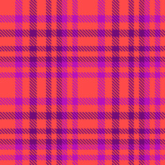 Red Purple Tartan Plaid Pattern Seamless. Check fabric texture for flannel shirt, skirt, blanket
