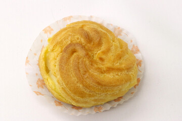 Traditional cake Cream puffs