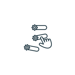 Prioritize outline icon. Monochrome simple sign from productivity collection. Prioritize icon for logo, templates, web design and infographics.
