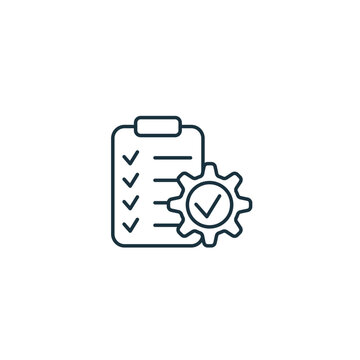 GTD outline icon. Monochrome simple sign from productivity collection. GTD icon for logo, templates, web design and infographics.