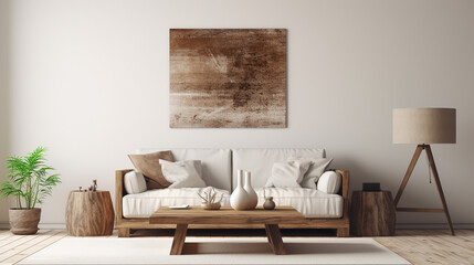 simple interior design of modern living room