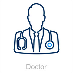 Doctor and medical icon conept