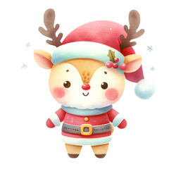 reindeer santa