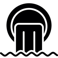 Fototapeta premium Sewer Icon