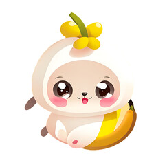 Fototapeta premium funny apple cartoon