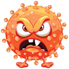 Bacteria Germ Virus Monster Cartoon Character
