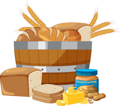 Organic Wheat Products: Bread, Bakery, and Peanut Butter