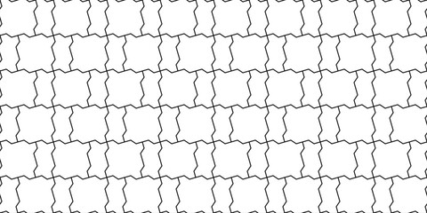 Zig zag paving blocks. Two tiles pattern. Seamless landscape interlocking subway brick texture in vector. Modern digital backdrop texture.
