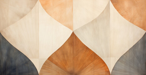 texture background of Abstract Geometric Radiance in Wooden Tones