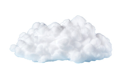 Clip art heaven soft clouds shapes isolated 3d render png