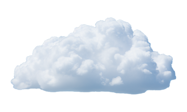 Clip art heaven soft clouds shapes isolated 3d render png