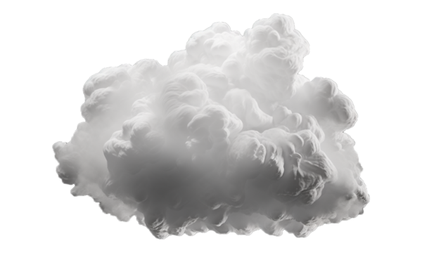 Clip art heaven soft clouds shapes isolated 3d render png