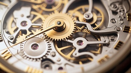 Close-Up Photo of Intricate Watch Gears.