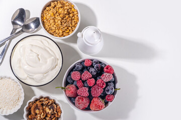 Making Frozen Yogurt Bark background