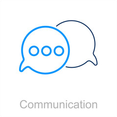 Obraz na płótnie Canvas Communication and chat icon concept