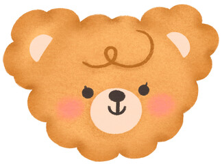 Female bear cartoon clipart