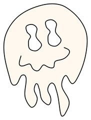 cute ghost sticker vector illustrator design