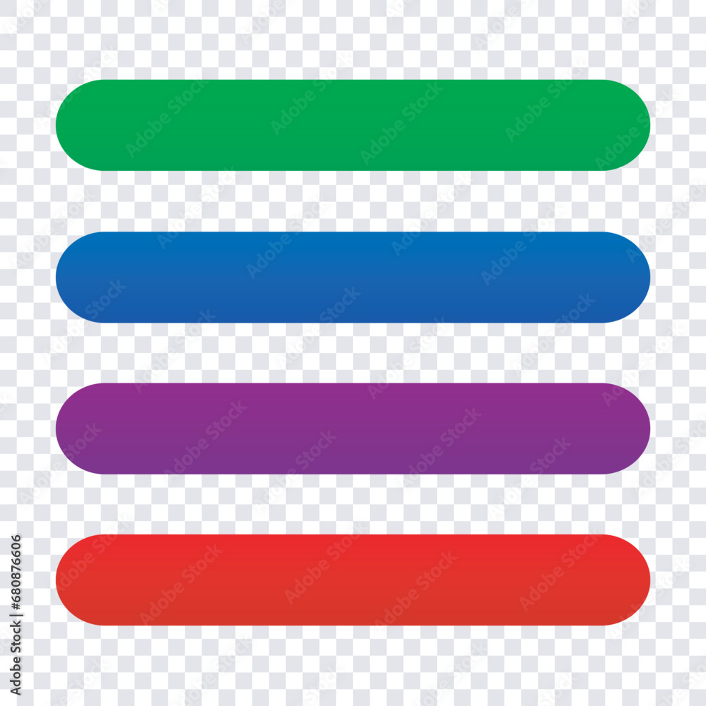 Poster lower third design multicolour set of banners for element design