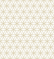 Seamless pattern with a geometric Japanese style