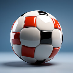 Obraz premium 3d cartoon soccer ball