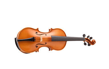 Solo Violin Elegance in Isolation Revealed Isolated on a Transparent Background PNG