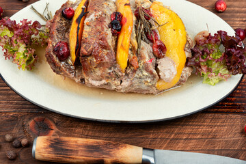 Traditional Germany meatloaf