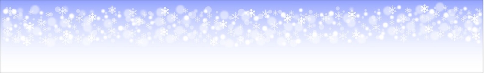 Winter transparent background for Christmas or New Year cards with dancing white snowflakes.