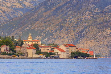 Adriatic town by the sea, Montenegro, Kotor Bay