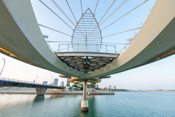 Lusail, Qatar - November 18, 2023: Lusail Qetaifan Island Corniche Park Lusail boulevard Qatar 
