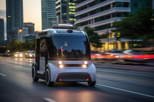 Autonomous Vehicle Navigates Busy City Streets Using Advanced