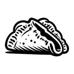 Abstract Illustration of Empanada Bake. Vector SVG