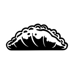 Abstract Illustration of Empanada Bake. Vector SVG