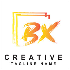 Brush Box Letter Logo Concept
