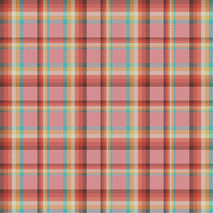 Cute Pink Retro Plaid Seamless Pattern of Fashion Style. Scottish tartan for dress, skirt, scarf, throw, jacket, fashion fabric print.