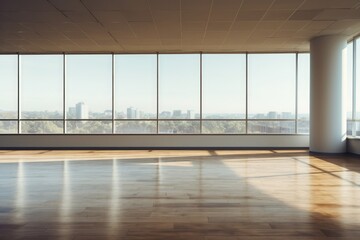 Empty Office Open Space For Business Conference Backgrounds