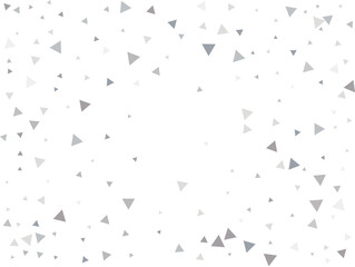Magic Silver Triangular Confetti