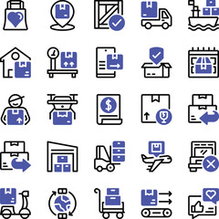 Package Delivery Icons
