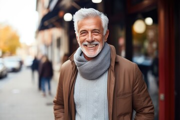 Smiling Senior Man In The City. Сoncept Gardening Tips For Beginners, Homemade Beauty Remedies, Mindfulness Meditation Techniques, Effective Study Habits, Healthy Lunch Ideas