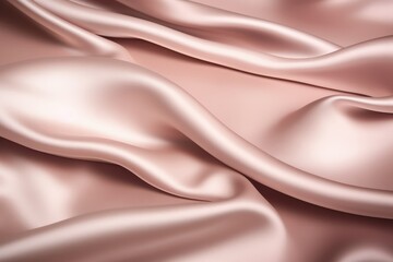 Obraz premium Soft Silk Satin Fabric Background, Elegant And Flowing