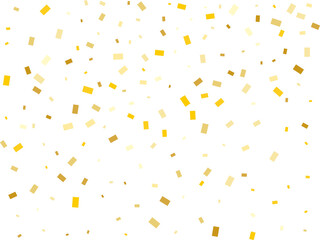 Luxury Gold Rectangular Confetti