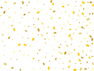 Luxury Gold Rectangular Confetti