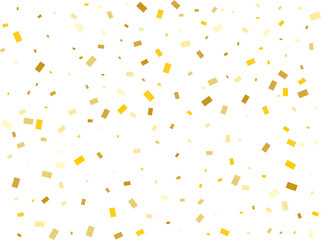 Luxury Gold Rectangular Confetti