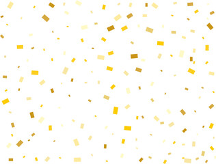 Luxury Gold Rectangular Confetti